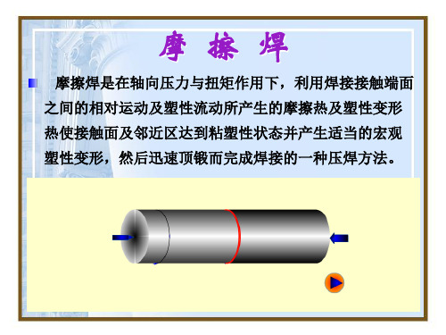 压力焊之摩擦焊.