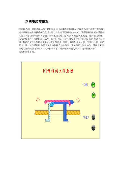 浮阀塔结构原理