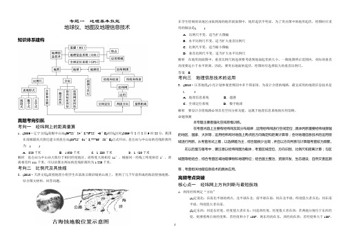 地球仪、地图及地理信息技术