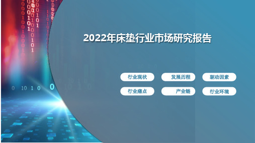 2022年床垫行业市场研究报告