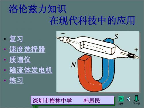 洛伦兹力知识在现代科技中的应用