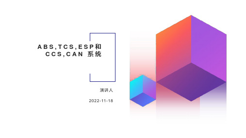 ABS,TCS,ESP和 CCS,CAN 系统