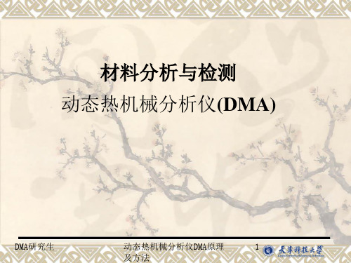 动态热机械分析仪DMA原理及方法