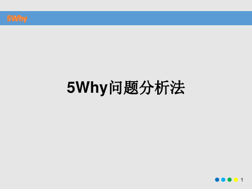 5Why问题精益分析法