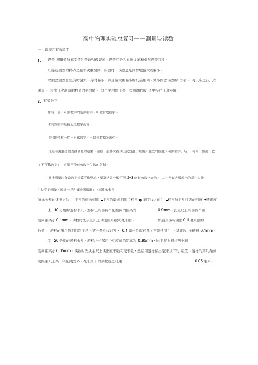 测量与读数讲解