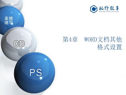 WORD2010课件第四章