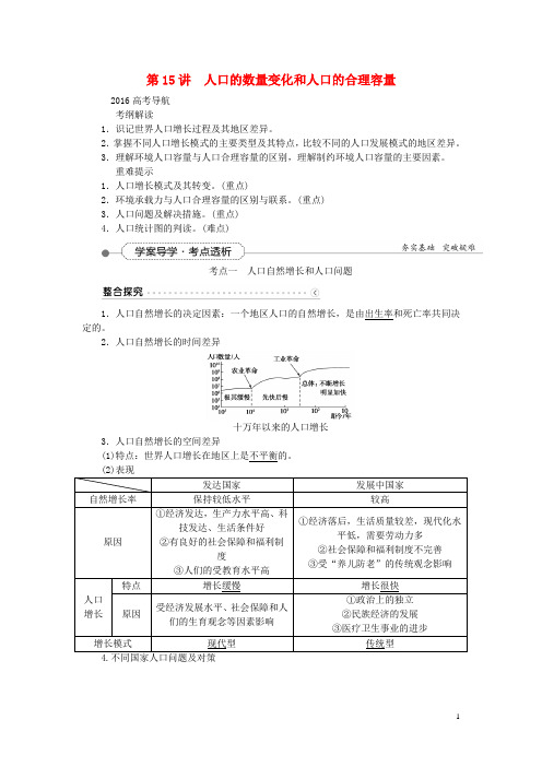 优化方案(新课标)高考地理大一轮复习 第六章 第15讲 