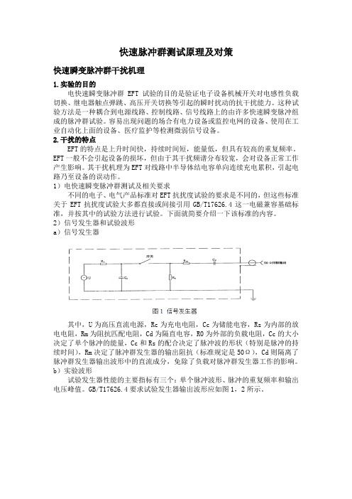 快速脉冲群测试原理与分析