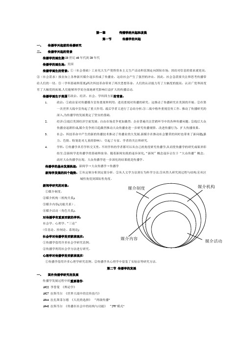 《传播学总论(第二版)》笔记与知识点整理