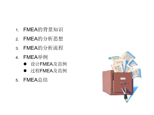 可靠性培训教材FMEA课件