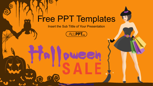 Halloween Big Sale PowerPoint Templates