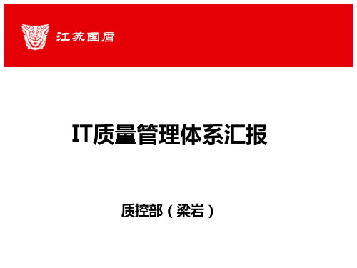 IT质量管理体系(PDF 101页)