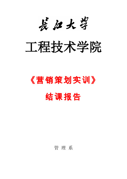 “娃哈哈”高校市场营销大赛策划书(10)