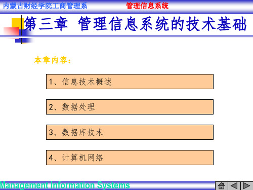 管理信息系统第三章PPT课件