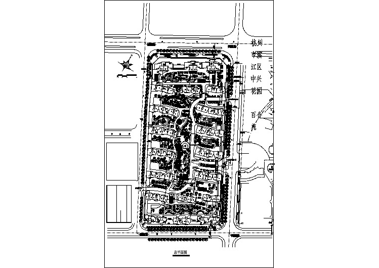 【杭州】中兴花园百合苑建筑规划图