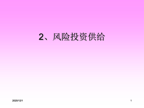 国外风险投资供给(ppt 26页)