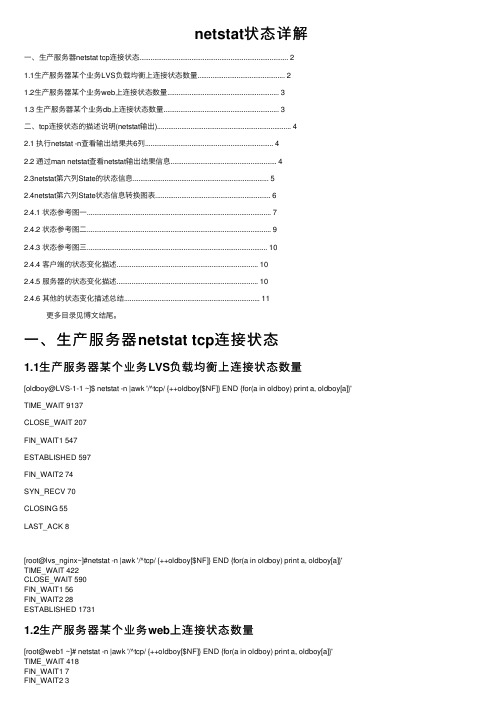 netstat状态详解