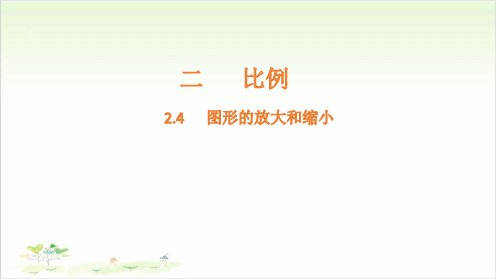 六年级下数学-第2单元 图形的放大和缩小北师大版-上课课件(18张)