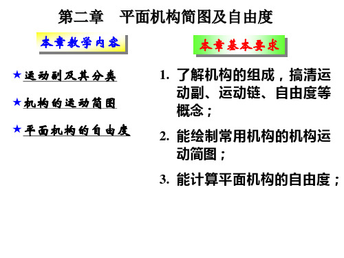 第二章 平面机构