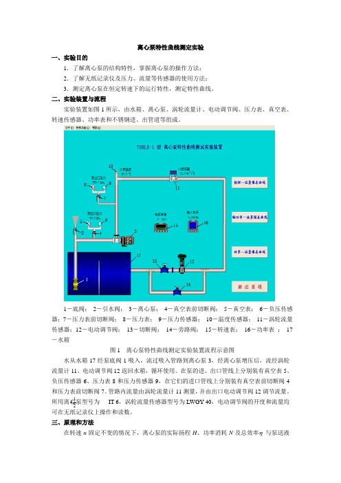 离心泵特性曲线测定实验_4