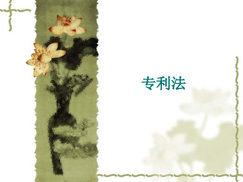 经济法--专利法