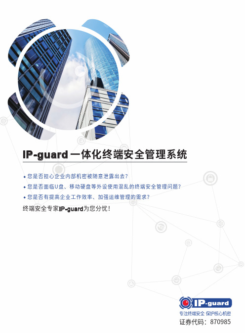 IP-guard一体化终端安全管理系统