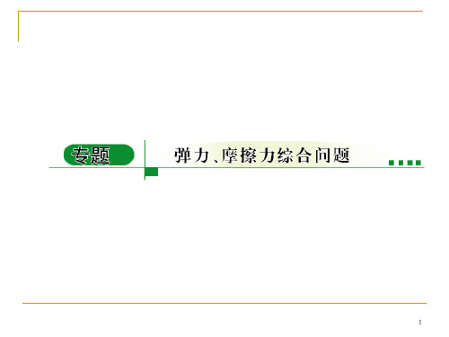 (推荐)高一物理必修一专题弹力摩擦力综合问题