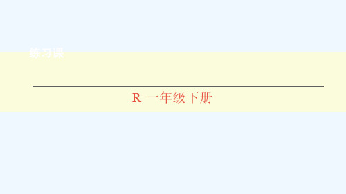 兴安区二小一年级数学下册220以内的退位减法练习课第5课时课件新人教版5