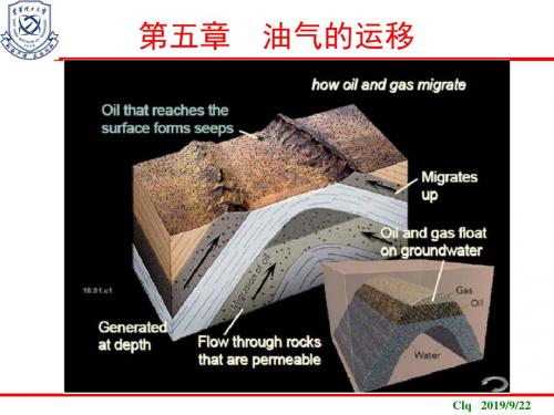 石油地质学-8. 油气的运移