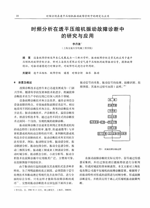 时频分析在透平压缩机振动故障诊断中的研究与应用