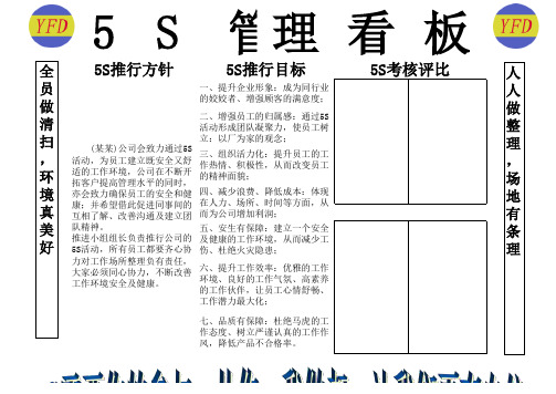 5S管理看板1