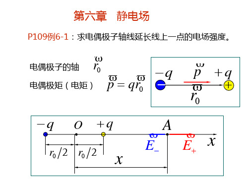 第六章静电场作业例题