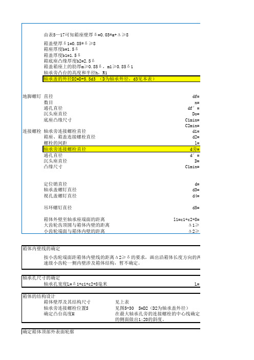 箱体设计