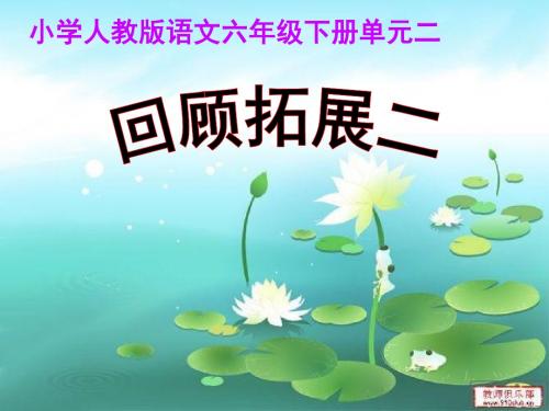 人教版小学六年级语文下册《回顾拓展二》模板