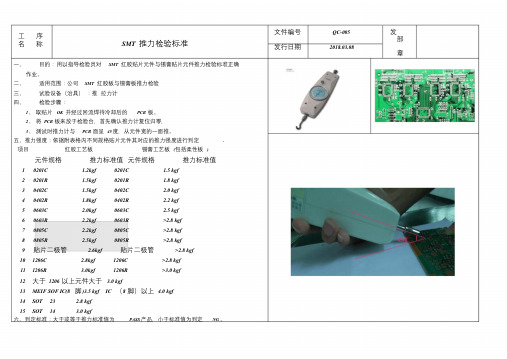 SMT推力检验标准-005文件.doc