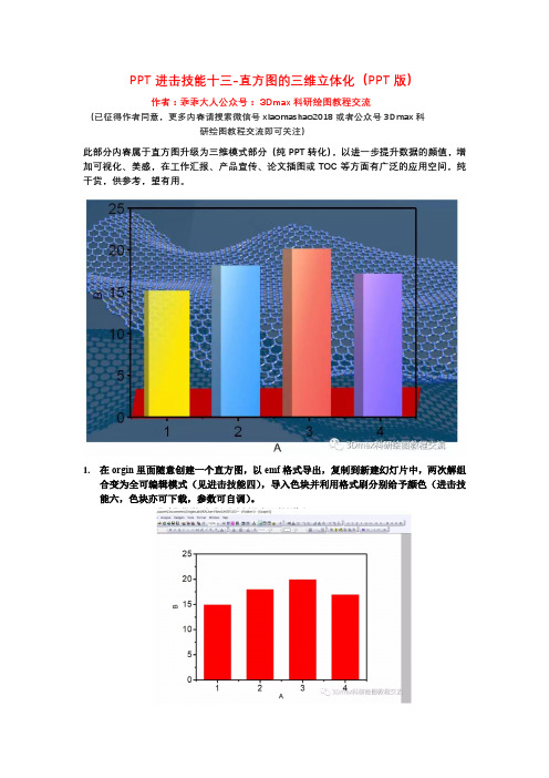 直方图的三维立体化(PPT版)