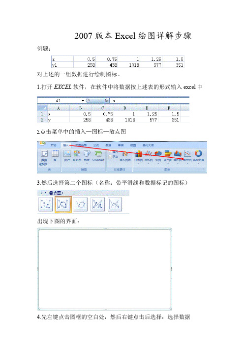 Excel绘图详细步骤(自己总结)(最新整理)