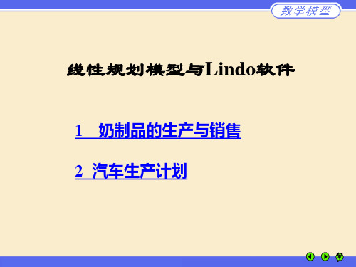 4-线性规划Lindo软件-整数规划