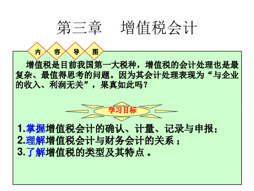 第三章    增值税会计