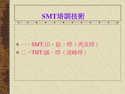 SMT培训技术讲析(ppt 14页)