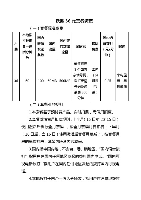 沃派3G套卡