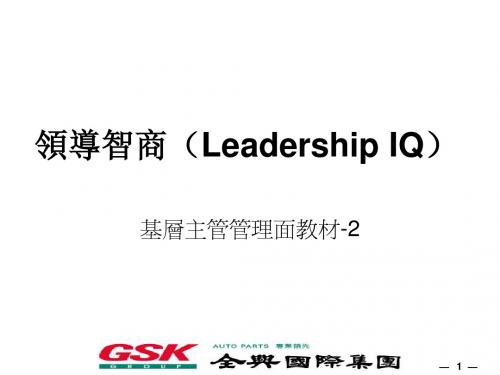 1[1].领导智商(Leadership IQ)