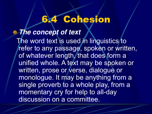 chapter 6 (2)cohesion