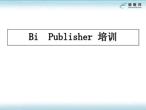 bi_publisher全程教程