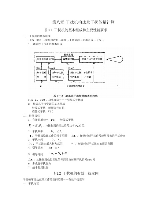 第八章干扰机构成及干扰能量计算