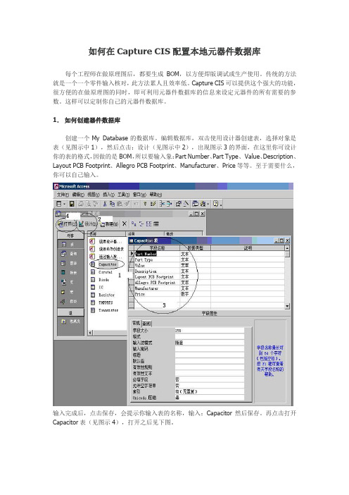 Cadence SPB Capture CIS配置本地元器件数据库