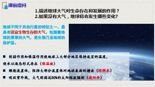 2.1 大气的组成与垂直分层(第1课时)高一地理课件(人教版2019必修第一册)