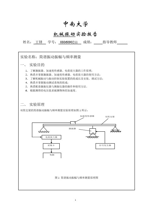 中南大学机械振动