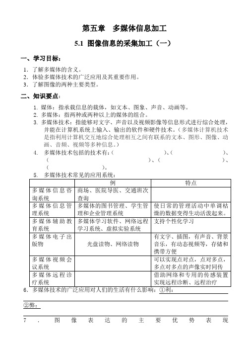 5.1图像信息的采集加工