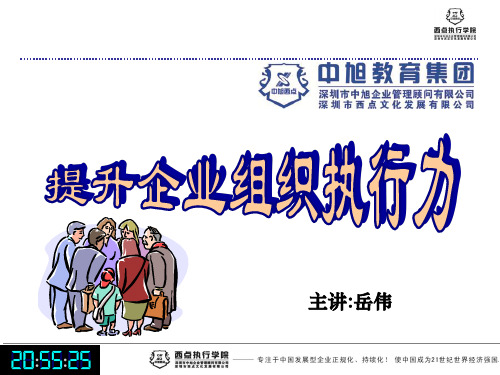 提升企业组织执行力(PPT 69页)
